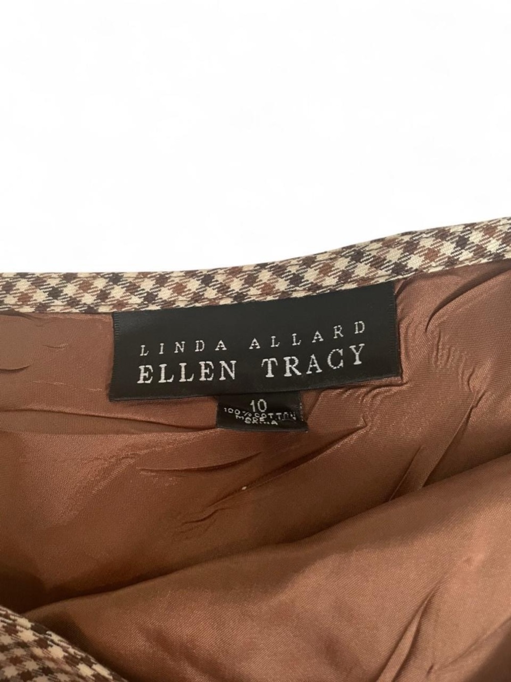 Vintage Ellen Tracy A-line Skirt 10 - Picture 8 of 8